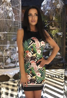 Коктейлна рокля TROPICANA