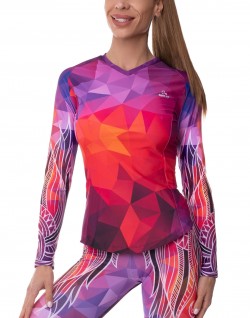 Блуза с дълъг ръкав PURPLE FLAME